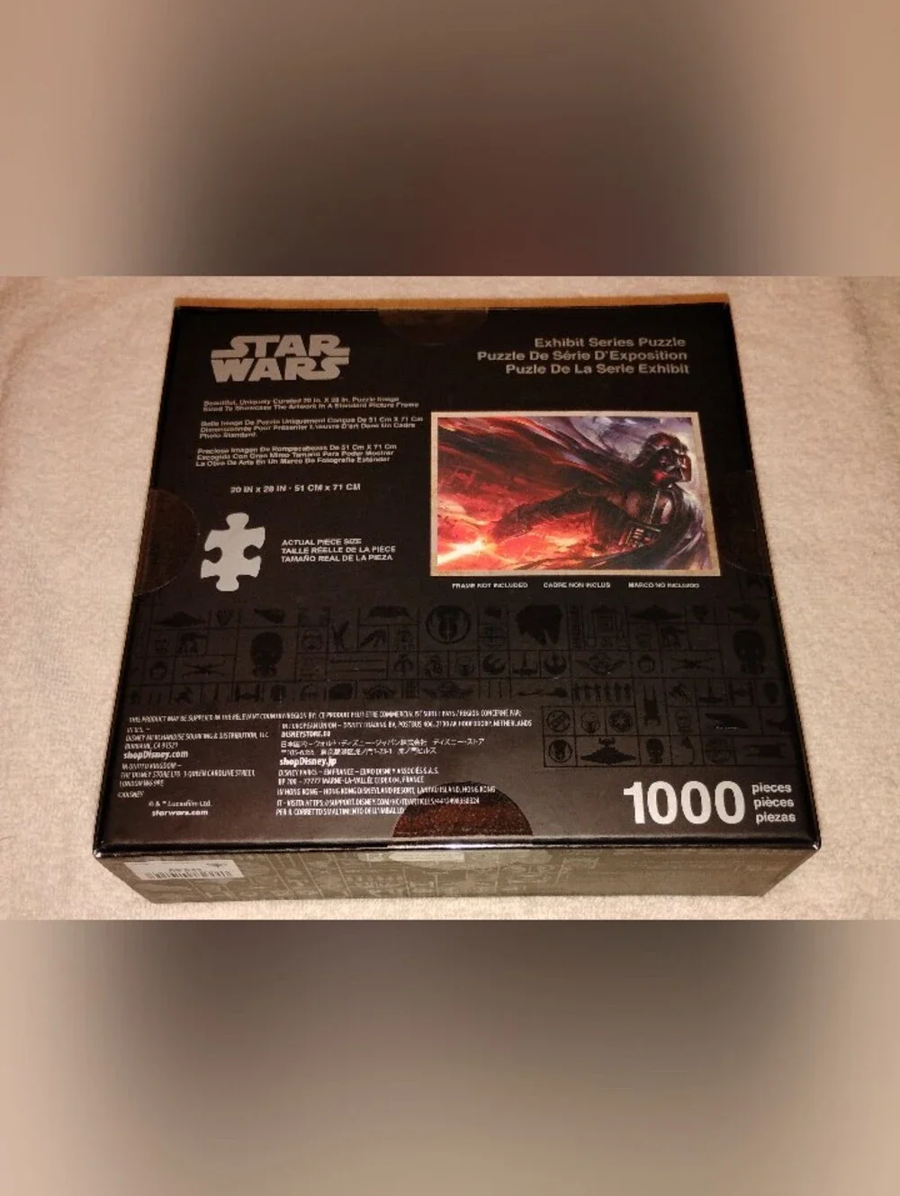 Star Wars Puzzle Featuring Darth Vader Exhibit Series